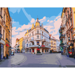 Товары для рисования - Картина по номерам Brushme Уличками города Торунь (BS53432)