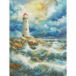 Товари для малювання - Алмазна мозаїка Brushme Маяк (RDBS7020)