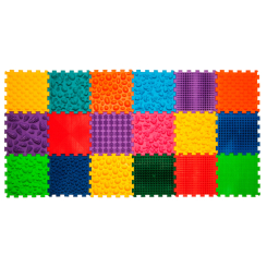 Развивающие коврики - Массажный коврик Ortek Пазлы 18 элементов (4820264130086)