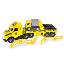 Транспорт и спецтехника - Машинка Wader Magic truck Technic Эвакуатор с мусоровозом (36440)