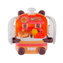 Детские кухни и бытовая техника - Игровой набор Shantou Jinxing Кухня mini kitchen розовая (C668-25/26/1)