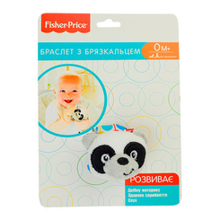 Погремушки, прорезыватели - Погремушка-браслет Fisher price Панда (GH62743)