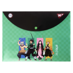 Канцтовари - Папка-конверт Yes Demon slayer на кнопці (492287) Канцтовари - Папка-конверт Yes Demon slayer на кнопці (492287)