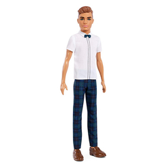 Модельные куклы - Кукла Barbie Кен Модник Slick Plaid Brown Hair (DWK44/FXL64)