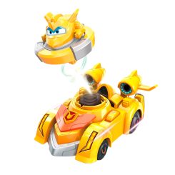 Фигурки персонажей - Игровой набор Super Wings Spinning Vehicle Золотой Мальчик (EU770331)