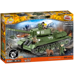 Конструктори з унікальними деталями - Конструктор COBI Small army Чотири танкісти і пес 530 деталей (COBI-2486A)
