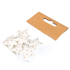 Аксесуари для свят - Набір іграшок Elisey Снігові зірочки 5 см Білий (014NY) (MR61992)