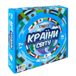 Настільні ігри - Настільна гра Strateg Країни світу (4823113893088)