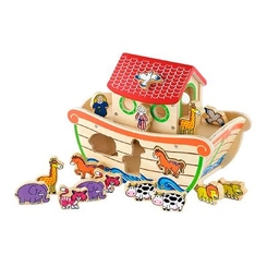 Розвивальні іграшки - Сортер Viga Toys Ноїв ковчег (50345)