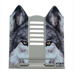 Канцтовары - Подставка для книг Kite Wolf (K24-390-2) Канцтовары - Подставка для книг Kite Wolf (K24-390-2)