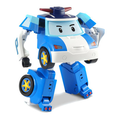 Роботы и трансформеры - Фигурка-трансформер Robocar Poli Поли с эффектами 21 см (83389)