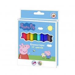 Канцтовари - Фломастери Peppa Pig 12 кольорів (119669)