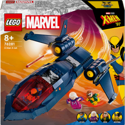 Конструкторы LEGO - Конструктор LEGO Marvel X-Jet Людей Икс (76281)