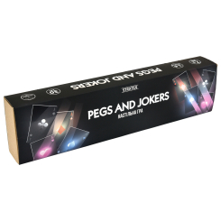 Настільні ігри - Настільна гра Strateg Pegs and Jokers (30348) Настільні ігри - Настільна гра Strateg Pegs and Jokers (30348)