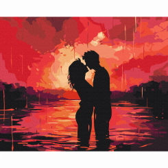 Товари для малювання - Картина за номерами Brushme Відтінки пристрасті (BS53886) Товари для малювання - Картина за номерами Brushme Відтінки пристрасті (BS53886)