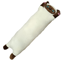 М'які тварини - М'яка іграшка "Кіт батон" Bambi K15312 105 см Білий (63782)