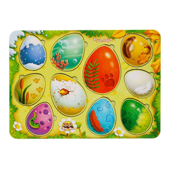 Розвивальні іграшки - Сортер-вкладиш Ань-Янь Хто в яйці (4823720033372)