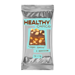 Сладости - Шоколадная конфета Healthy choice Ириски с арахисом (4820237130501)
