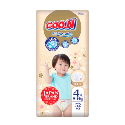 Товари для догляду - Підгузки Goo.N Premium soft L (9-14 кг) 52 штуки (F1010101-155)