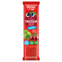 Солодощі - Пастила фруктова DEMI Yagoda Joy із соком вишні (4820280821371) Солодощі - Пастила фруктова DEMI Yagoda Joy із соком вишні (4820280821371)