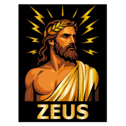 Товари для малювання - Картина за номерами Brushme Зевс (RBS1046B)