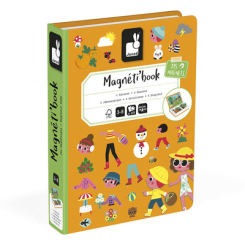 Обучающие игрушки - Магнитная книга Janod 4 сезона (J02721)