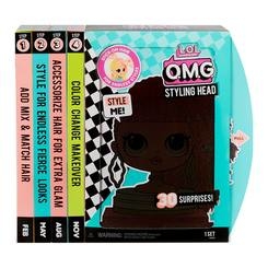 Куклы - Набор-сюрприз LOL Surprise OMG Styling head Леди Неон (565963)