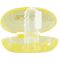 Товари для догляду - ​Зубна щітка-масажер Baby Team силіконова з контейнером (7200)