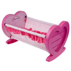 Меблі та будиночки - Ліжечко для ляльки Na-Na Babies Рожевий (T5-003)