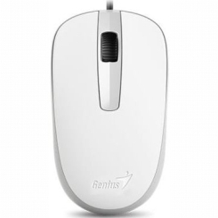 Клавіатура і миші - Мишка Genius DX-120 USB-A біла (31010105102)