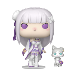 Фигурки персонажей - Набор фигурок Funko Pop Re:Zero Эмилия с Паком (86515)