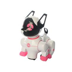 Роботи - Собака на бат-ці DEFA TOYS 8201A рухаються голова і хвіст Рожевий (12388s12347)