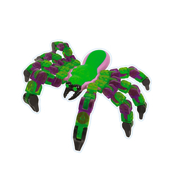 Фігурки тварин - Фігурка Klixx Creaturez Fidget Павук зелено-фіолетовий (KX100_A)