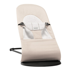 Развивающие коврики, кресла-качалки - Шезлонг BabyBjorn Balance Soft бежево-серый (7317680050830)