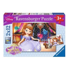 Класичні пазли - Пазл Принцеса Софія Ravensburger Disney 2 х 12 (7570) (07570)