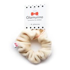 Бижутерия и аксессуары - Резинка Glamurino плюшевая M айвори (6041.2)