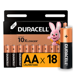 Аккумуляторы и батарейки - Батарейки алкалиновые Duracell Basic AA 1.5V LR6 (5000394107519)