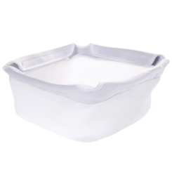 Товары по уходу - Корзина для вещей к стульчику для кормления Childhome Evolu white (CHEVOBAS)