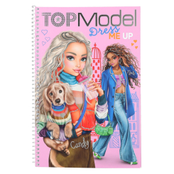 Товари для малювання - Книжка для розфарбовування Top Model Одягни мене (0412724)