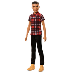 Модельные куклы - Кукла Кен Модник Plaid on Point Barbie черные брюки (DWK44/FNH41)