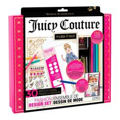 Товари для малювання - Набір для створення модних дизайнів Make it Real Juicy Couture Зірка моди (MR4421)