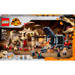 Конструктори LEGO - Конструктор LEGO Jurassic World Втеча тиранозавра і атроцираптора (76948)
