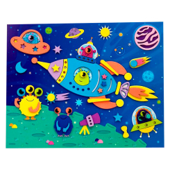 Набори для творчості - Набір для творчості Apli Krapli Аплікація Космос (2222433089010)