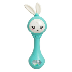 Развивающие игрушки - Музыкальная игрушка Shantou Yisheng Зверята Зайка голубой (YL5505-2)