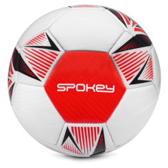Спортивные активные игры - Футбольный мяч Spokey OVERACT размер 5 Бело-красный (s0702)