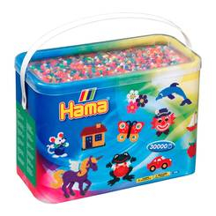 Мозаика - Термомозаика HAMA Набор цветных бусин MIDI (208-68)