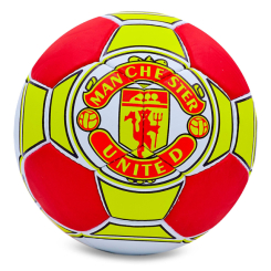 Спортивні активні ігри - М'яч футбольний Manchester FB-0047-125 Ballonstar №5 Червоно-жовто-білий (57566071) (1248617132)