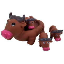 Игрушки для ванны - Игрушка для ванной пищалка Bambi 6286-10 Бык коричневый (29783s36464)