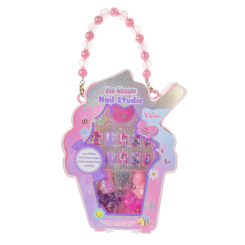 Косметика - ​Набір для манікюру Tokidas Лак, наліпки, аксесуари (T085)