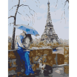 Товари для малювання - Картина за номерами Art Craft Кохання в Парижі 40 х 50 см (10012-AC)